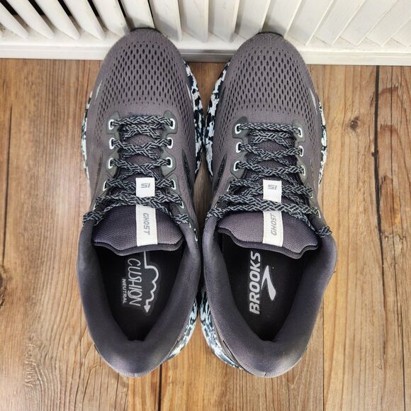Brooks Ghost 15 Womens Size 8.5 B Black Camo Running Sneakers Shoes 1203801B004 - Picture 5 of 9